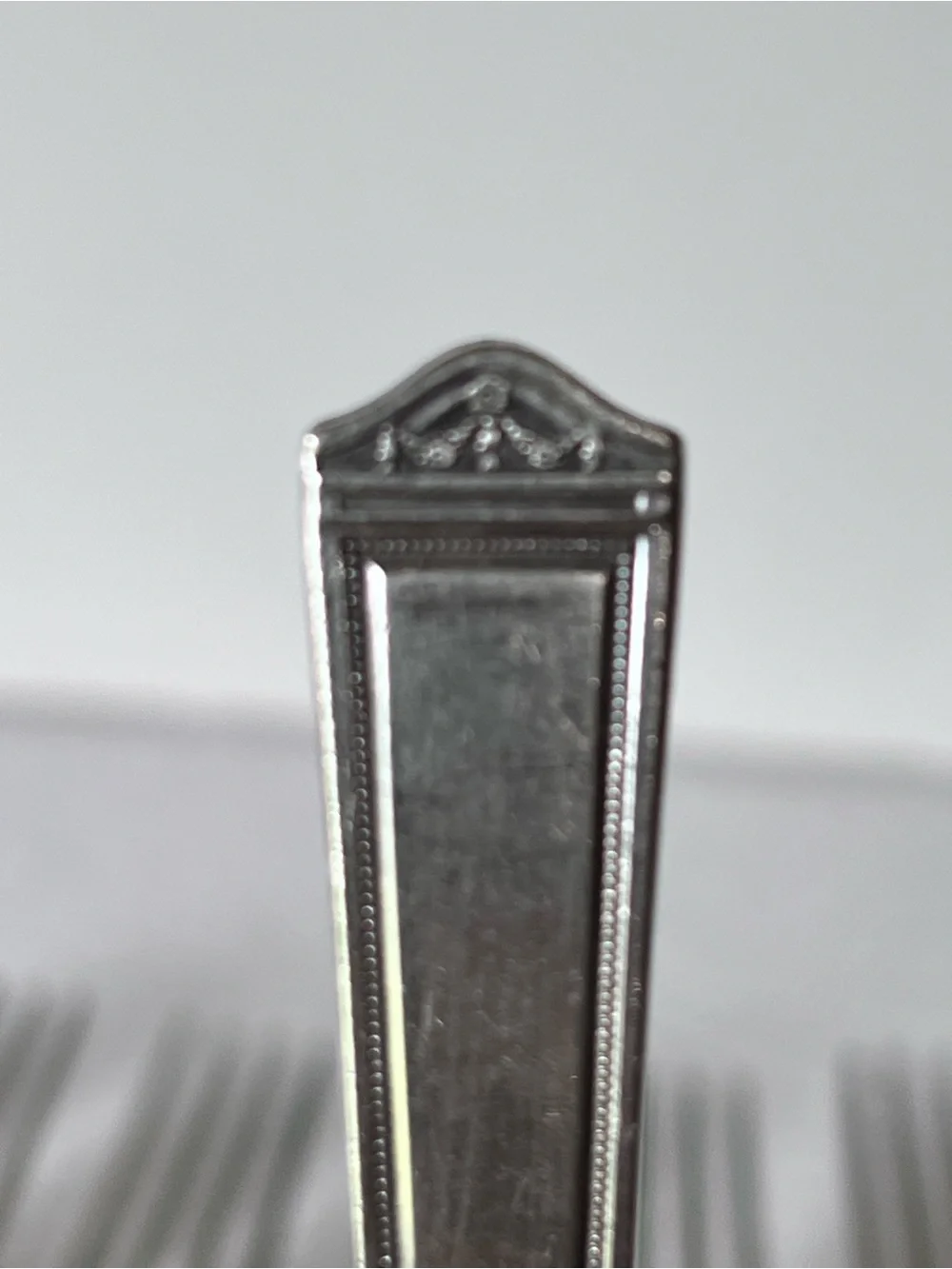 VTG 1847 Rogers Bros Silverware Not Mono Anniversary Pattern 6 Dinner Forks